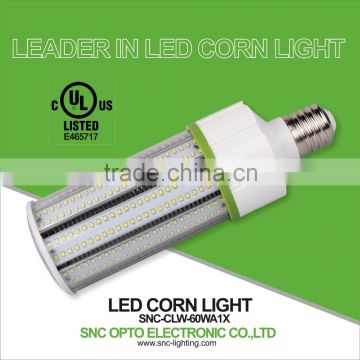 60w led corn light with 5 years warranty, IP64 60w led corn light for enclosed housing