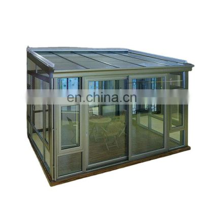 Hot Sale Heat Insulating Aluminum Alloy Tempered Glass Client Specification Garden Aluminum Glass Sunroom