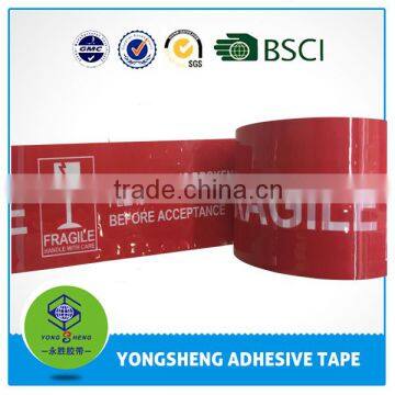 Hot sale red printed tape logo tape