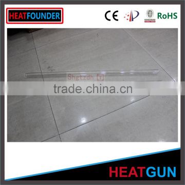 Clear high purity quartz silicon tube from Chinese manufacture