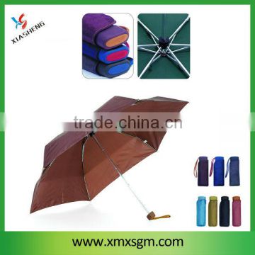20"x8K 190T PG 5 Folds Umbrella With Sleeve