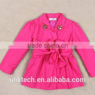 wholesale fashion autumn girls overcoat for 2-8 years girls 2015