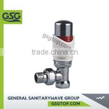 GSG Radiator valve RV116 Neating system prooducts Angle Radiator Valve With Lockshield Size:1/2",B3/4"