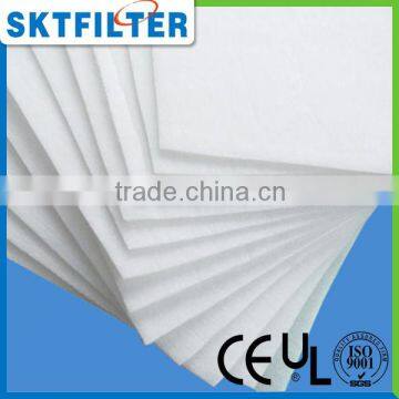 2014 White Medium flame retardant filter cotton non-woven pre filter media