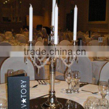 CANDELABRA, FIVE ARMS METAL CANDELABRA, WEDDING DECOR