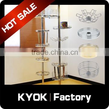 KYOK Pole System Round Goblet Rack ,abinet sliding basket wire baskets ,kitchen basket