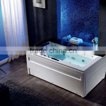 K-601 alibaba china luxury acrylic massage bath tub, whirlpool hydromassage bathtub with lights, color change massage bathtub