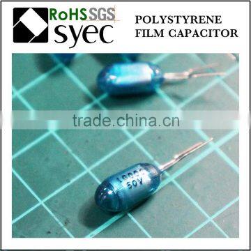 Tight Tolerances Radial Lead 361J 50V Polystyrene Film Capacitor