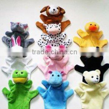 Any shaped plush hand puppet toys for kids