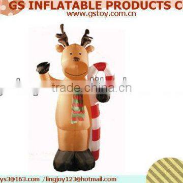 PVC deer style christmas yard inflatables decorations christmas EN71 approved