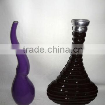 Enamelled Aluminium Flower Vases, Metal Vases, Decorative Vases, Home Decor Vases
