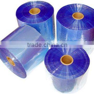 wangjiang produced Practical Blue Transparent PVC Shrinkable Film