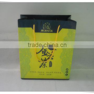 High quality promotion PVC waterproof paper bag for tea supermarket