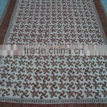 cotton bedsheet / India hand-block design printed bedsheets /India wholesale price bedsheet