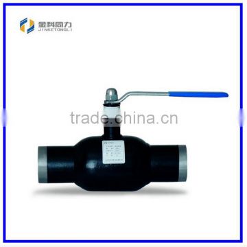 allully welded ball valve with lever handle spraying carbon steel DN200 floating ball valve