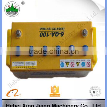 Hot selling 6-QA-100AH ,12V100AH dry charged auto battery made in china manufacturer with best prices