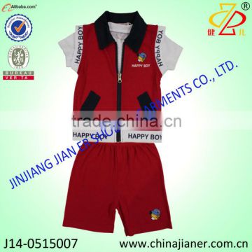 Custom-made 100% cotton summer free shipping baby clothes made in china