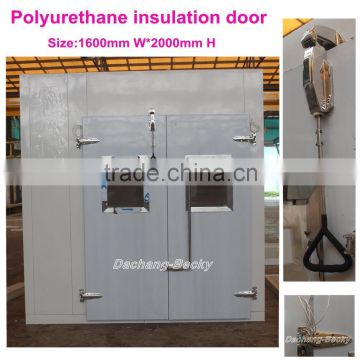 75mm polyurethane insulation door for cold rooms