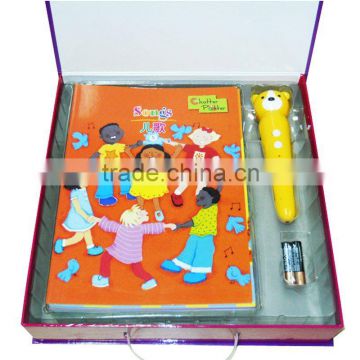 Educational learning pen with sounding books