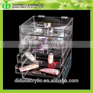 DDN-D040 Trade Assurance Shenzhen Factory Wholesale 6 Drawer Acrylic Makeup Organizer