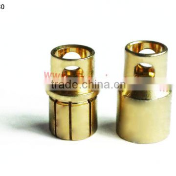 8.0mm gold plated connector male and female