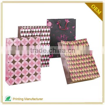 Promotional Paper Shopping Packing Bag Brand Name In Shenzhen