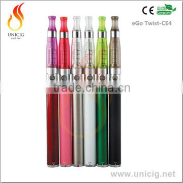 2012014 Newest Arrival Electric Cigarette unicig Twist Starter Kit