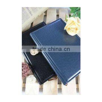 2012 Handmade Business Meeting Planner PU Leather Cover Notebook