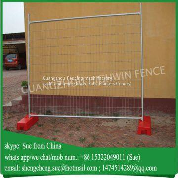 Galvanized and painted Steel movable fencing prices