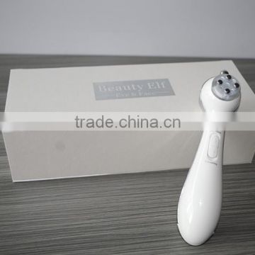 Handy device facial care system RF Ion face lightening beauty device