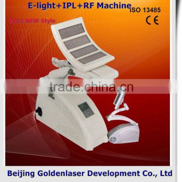 Portable 2013 Exporter E-light+IPL+RF Machine Elite Vertical Epilation Machine Weight Loss Ellipse Ipl