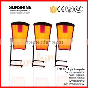 Hot sale!!!!!! Sunshine PDT led red light therapy beds for sale/ Home led light therapy bed& led bed