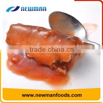 Tomato sauce flavor canned mackerel manufacturer price cheap canned mackerel