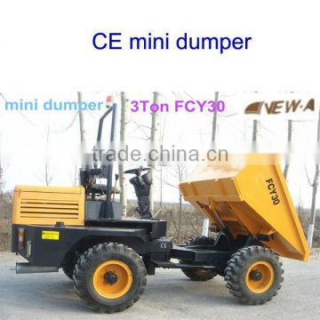 2016 hot CE 3ton FCY30 mini dump truck