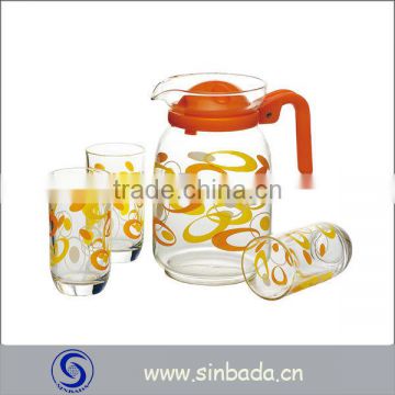 Wholesale anhui glassware factory ,glass water set,glassware