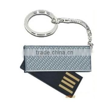 mini metal rotary USB stick 8GB, new innovation technology gifts
