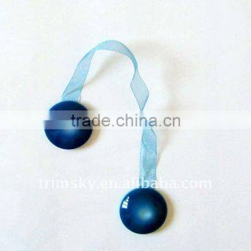 Decorative Curtain Magnet with round rare earth magnet