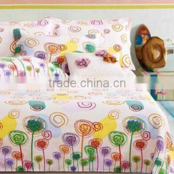Cotton dormitory single cotton double simple single sheets cartoon flat sheets