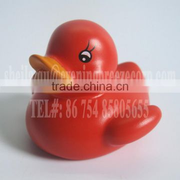 5cm mini orange duck,, mini orange rubber duck, floating orange bath duck with logo imprint