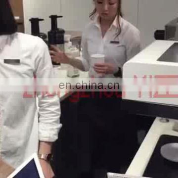 3D latte art coffee food printer coffee foam printing machine also for cake Macarons biscuits