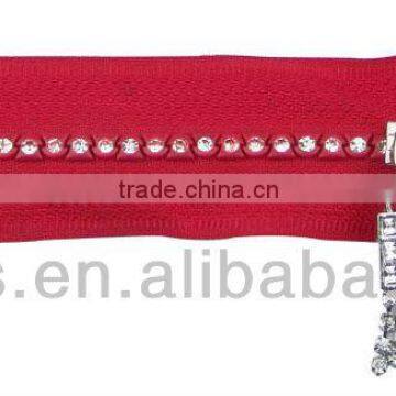 hot Sale No.5 plastic Zipper With Diamond