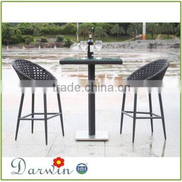 hot sale outdoor tall people furniture rattan bar stool made in china