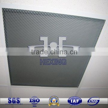 Expanded Metal Suspended Ceiling, Stainless Steel, Aluminum