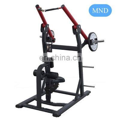 Commercial gym equipment sport machine exercise training machine Iso lateral front lat pulldown for gym use