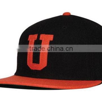 custom straight bill sports cap/custom woven label straight bill sports cap/stylish sports cap