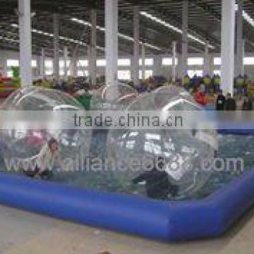 water pool 10x10x0.55m for inflable ball