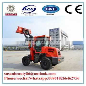 Articulated 1.5Ton ZL15 Mini Wheel Loaders Weifang Loaders