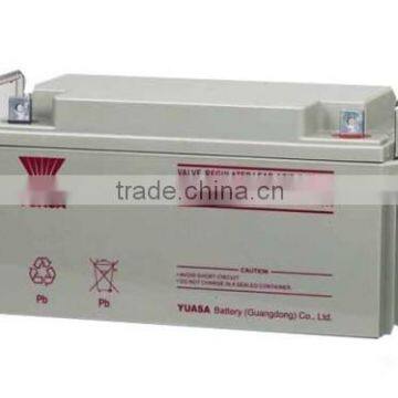 deep cycle High quality YUASA battery 12V65AH