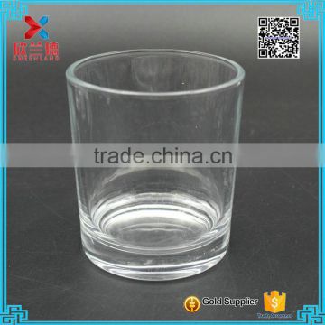 2016 China supplier 250 ml classic glass cup glass candle cup