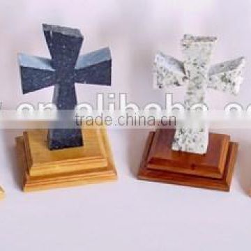 granite type cross, indoor and table decorative cross,small